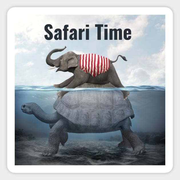 Funny Safari time Sticker by Cheebies